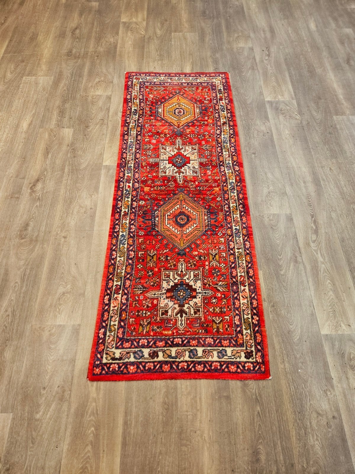Perzische Loper. Prachtige kleuren en patronen! Weg = Weg!, Perzisch, 200 cm of meer, Zo goed als nieuw, Rechthoekig