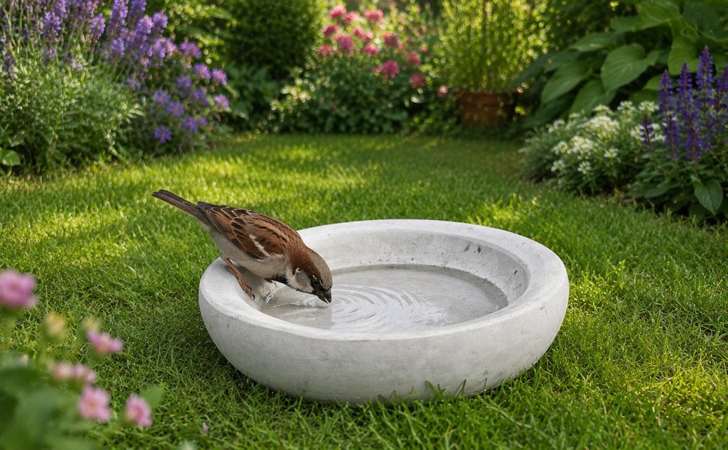 VOGELDRINKSCHALEN / BETON / OPRUIMING, Tuin en Terras, Ophalen, Huis en tuin decoratie Marie, Nieuw, Peize