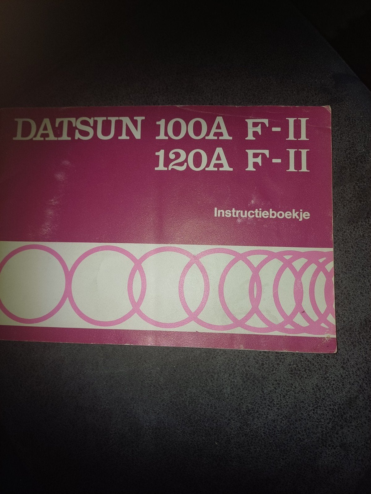 Instructie boekje Datsun 100 A  F2,120A  F2, Ophalen of Verzenden