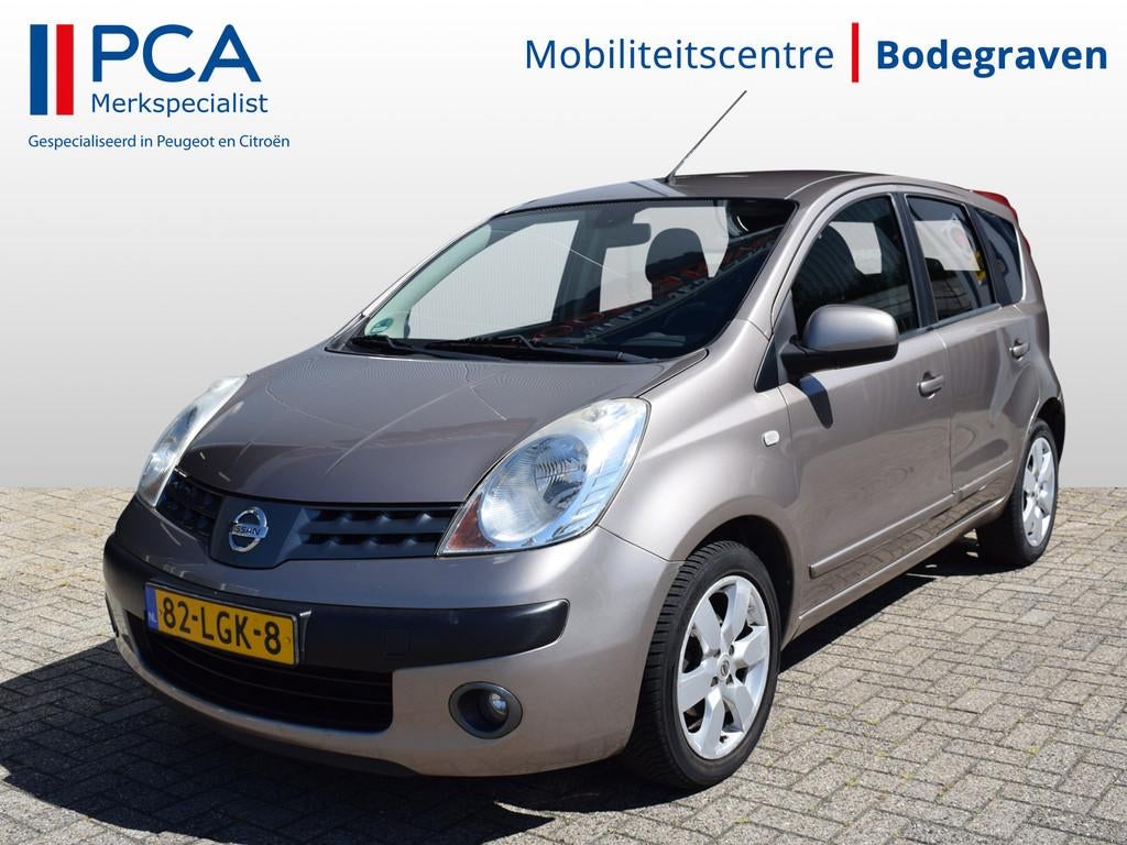 Nissan Note 1.6 Visia | Automaat | Trekhaak (bj 2007), Stof, Gebruikt, 750 kg, 4 cilinders