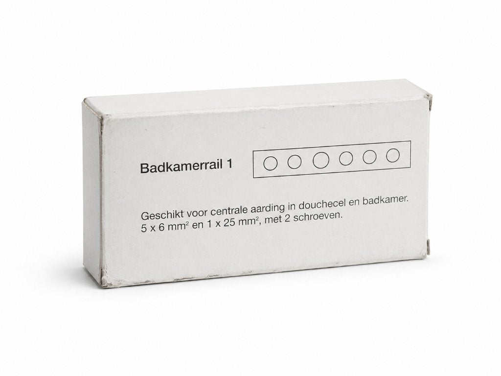 10x Badkamerrail 1 centrale aardrail – 56 mm² en 125 mm², ., Nieuw, Ophalen of Verzenden, .