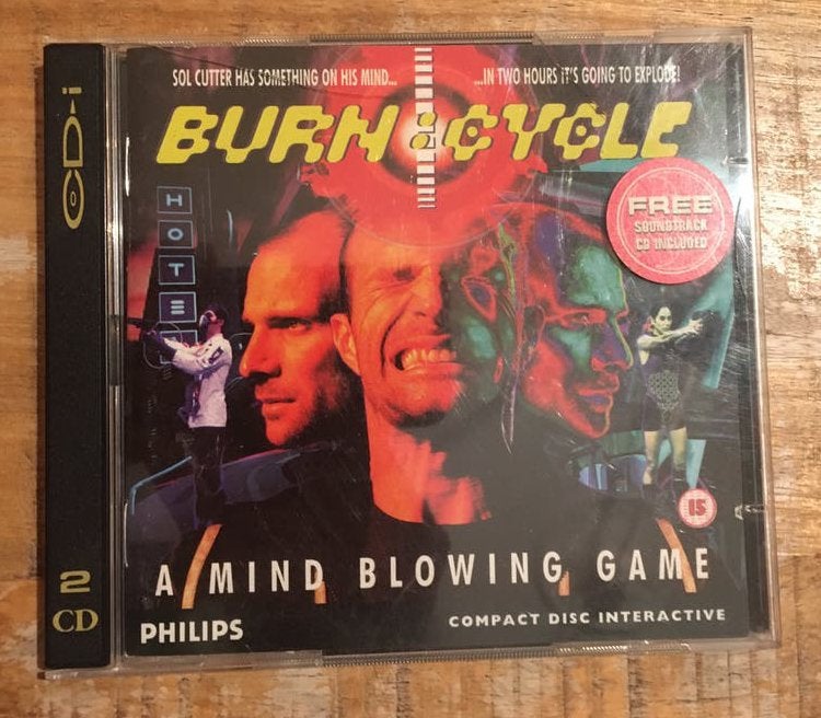 CD-i spel Burn:Cycle, Spelcomputers en Games, Games | Overige, Zo goed als nieuw, Avontuur en Actie, 1 speler, Vanaf 16 jaar, Eén computer