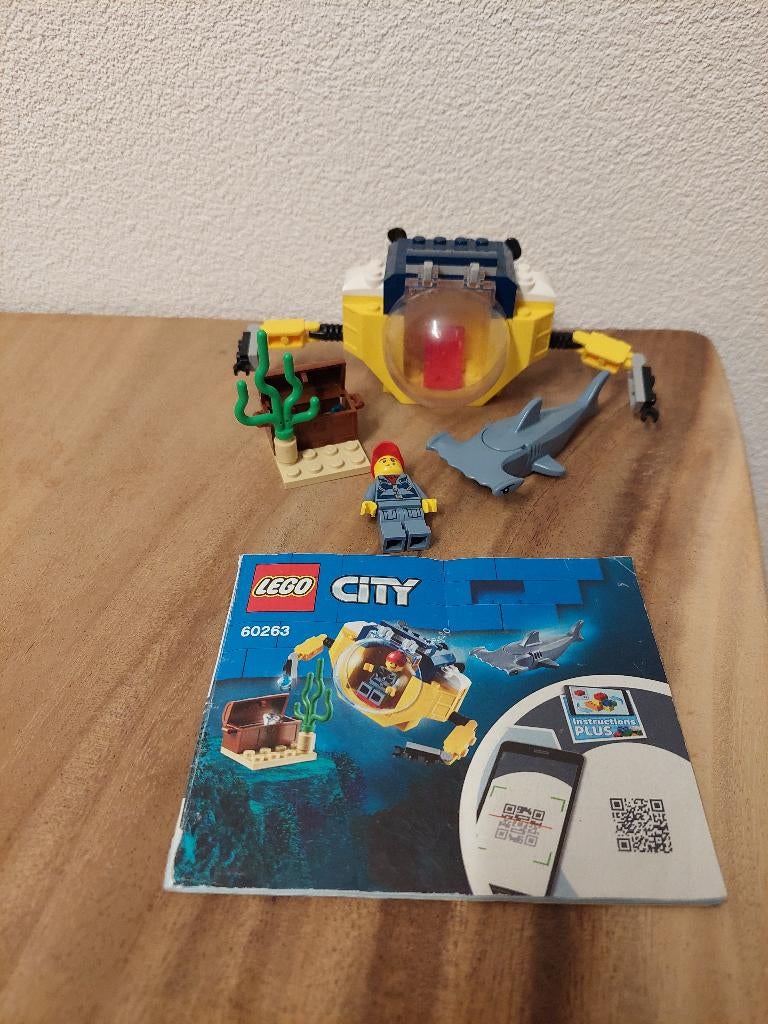 Lego City 60263 duikboot, Lego, Lego, Gebruikt, Ophalen of Verzenden