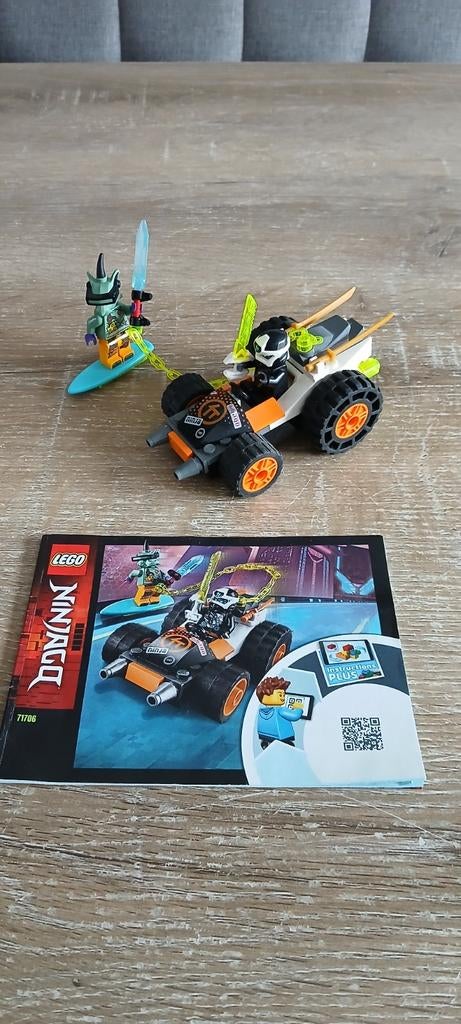 Set 71706 lego ninjago cole's speeder car speederwagen auto, Compleet, Lego, Ophalen of Verzenden, Zo goed als nieuw