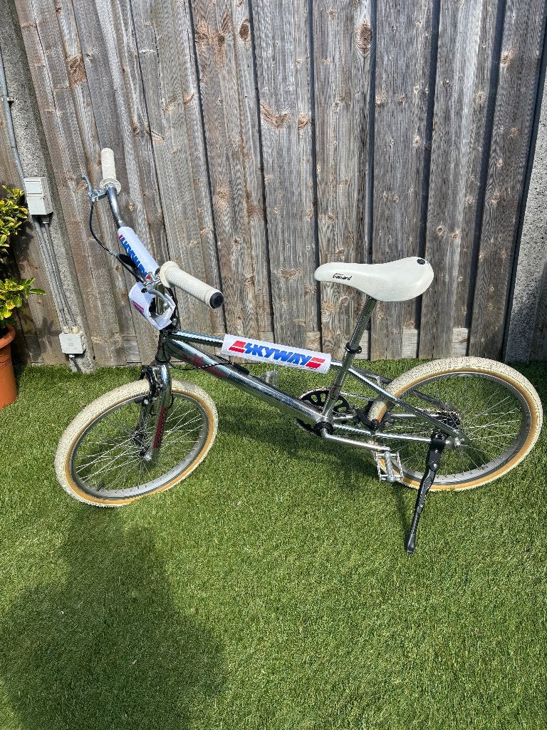 Retro BMX - The Warriors custom build, Fietsen en Brommers, Ophalen, Skyway, Schijfrem, Chroom