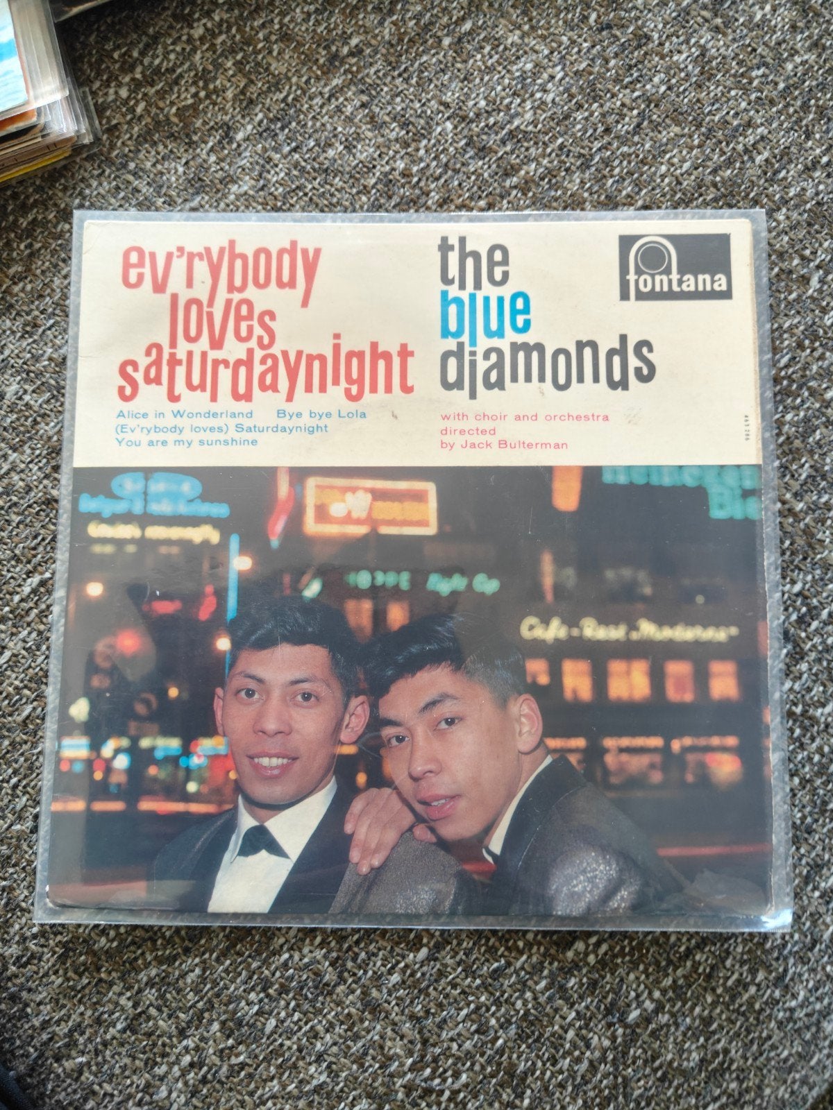 The Blue Diamonds Ep -Everybody loves saturday night, Cd's en Dvd's, Vinyl Singles, Gebruikt, Pop, Ophalen of Verzenden