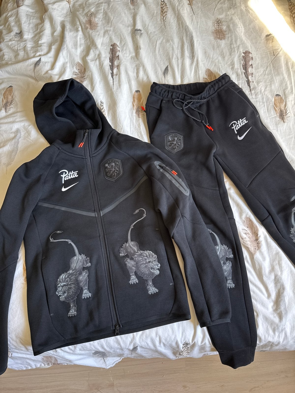 Patta x Nike x KNVB Trainingspak - Maat S, Zwart, Nieuw, Ophalen of Verzenden, Voetbal
