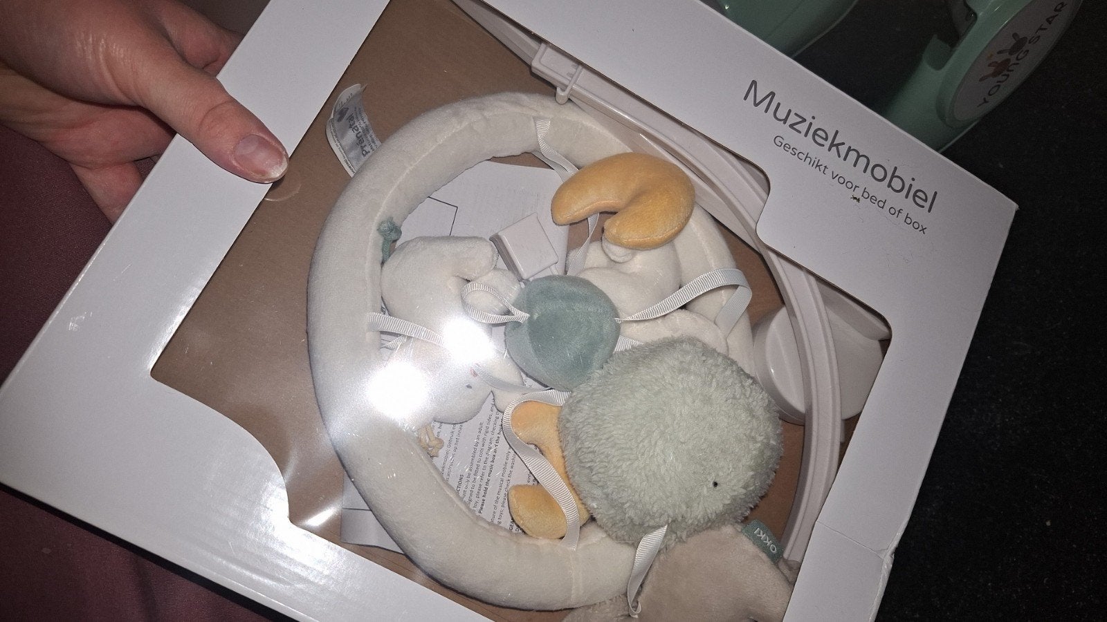 Prénatal Muziekmobiel voor bed of box, Kinderen en Baby's, Ophalen of Verzenden, Zo goed als nieuw, Mobiel, Met geluid
