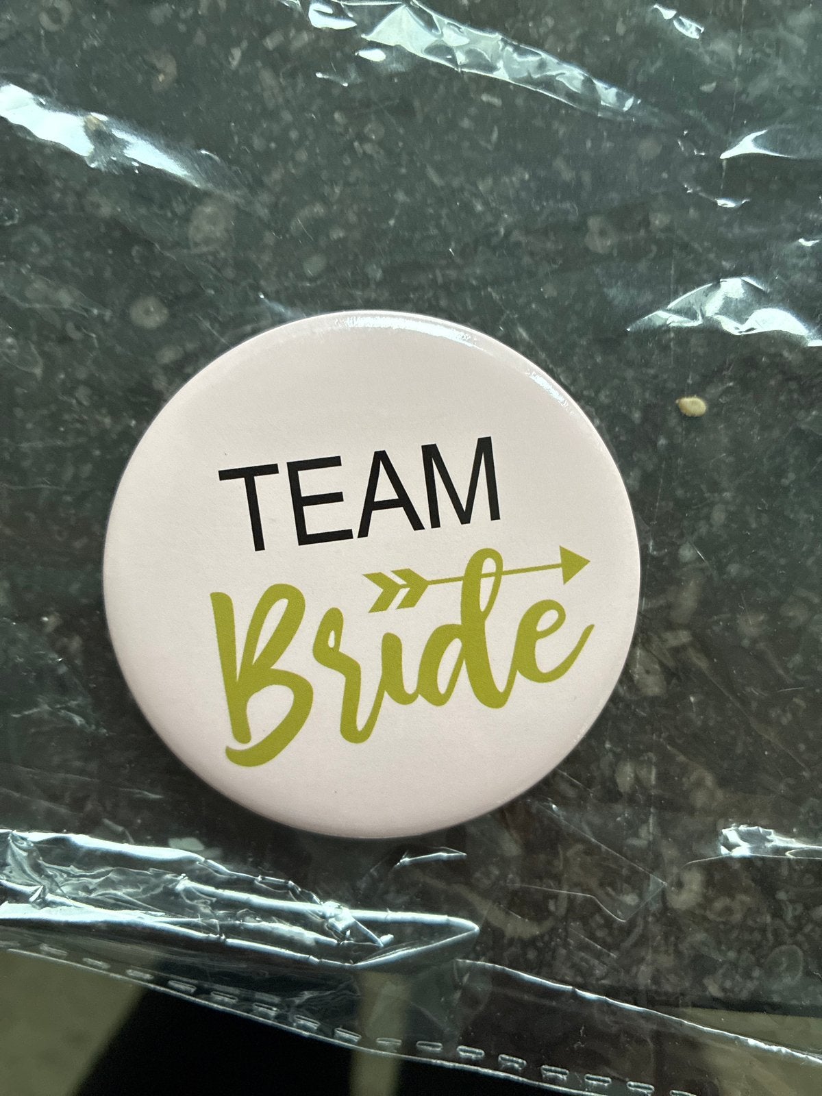 10x Team Bride Button - Perfect voor Vrijgezellenfeest, Ophalen, Nieuw, Feestartikel, Geboorte of Huwelijk