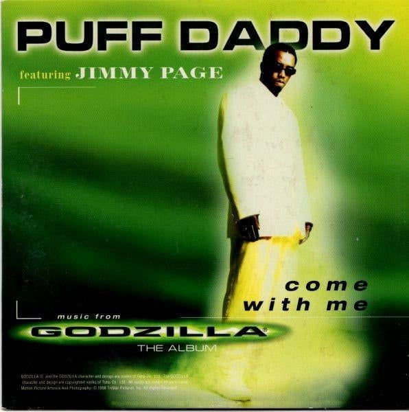 PUFF DADDY + JIMMY PAGE CD SINGLE COME WITH ME GODZILLA, 6 singles of meer, Ophalen of Verzenden, Zo goed als nieuw, Pop