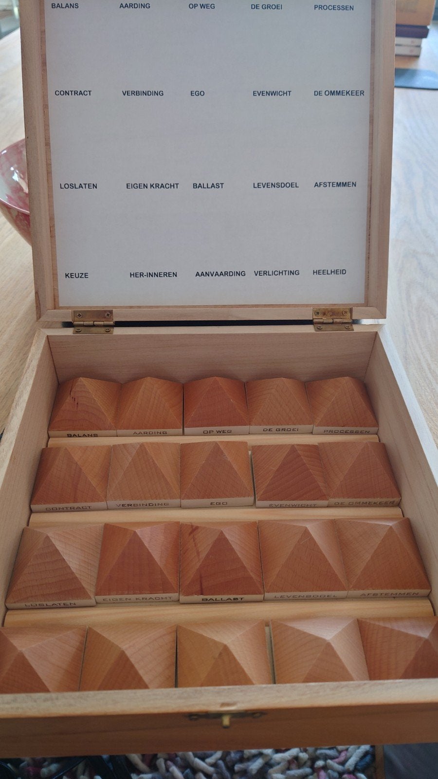 Houten Piramide Spel met Themawoorden, Ophalen of Verzenden, Zo goed als nieuw