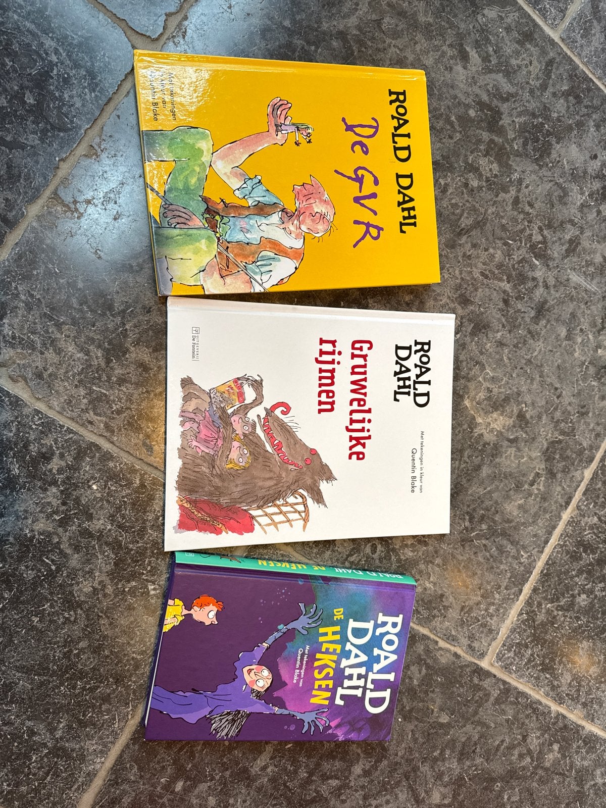 3 Roald Dahl boeken: De GVR, Gruwelijke rijmen, De Heksen, Boeken, Ophalen of Verzenden, Gelezen, Fictie algemeen