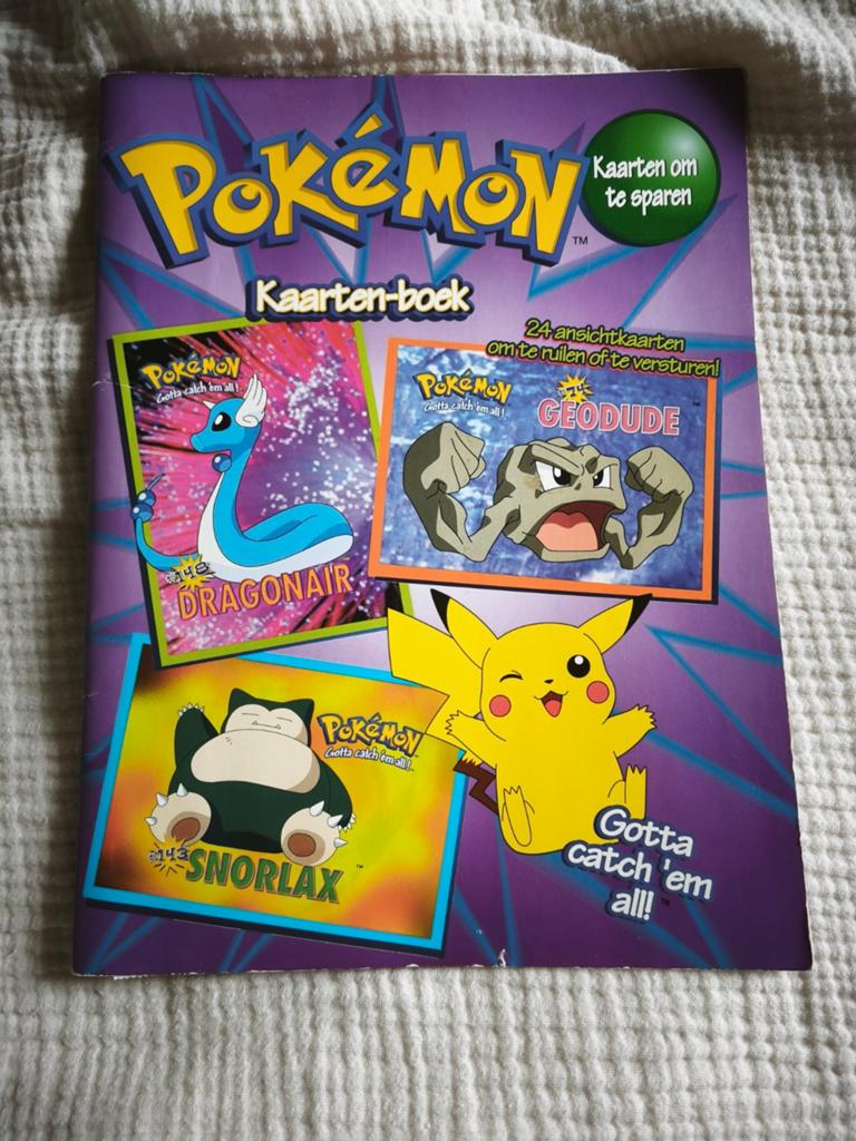 Vintage Pokémon Kaarten, Ophalen of Verzenden, Gebruikt, Boek of Catalogus