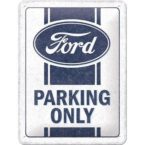 Ford parking Only relief reclamebord van metaal wandbord, Ophalen of Verzenden, Nieuw, Auto's