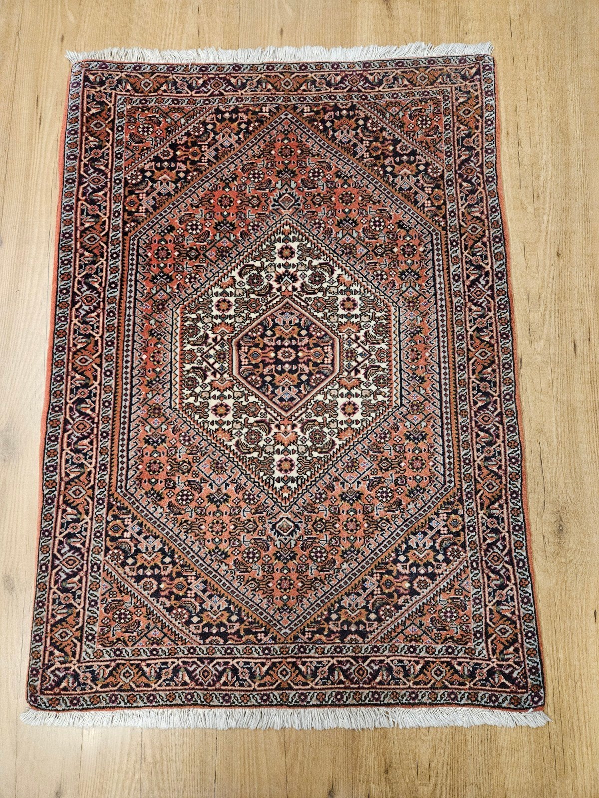 Handgeknoopt perzisch tapijt bidjar 110x74, Info@SlatsAntiek.nl, Tweedehands, Tweedehands, 100 tot 150 cm