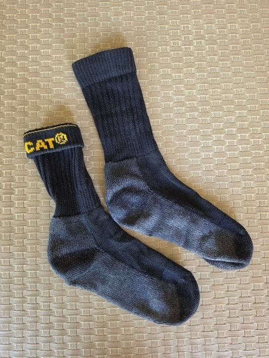 CAT werksokken - Comfort en duurzaamheid, Ophalen, Zwart, Overige maten, Gedragen