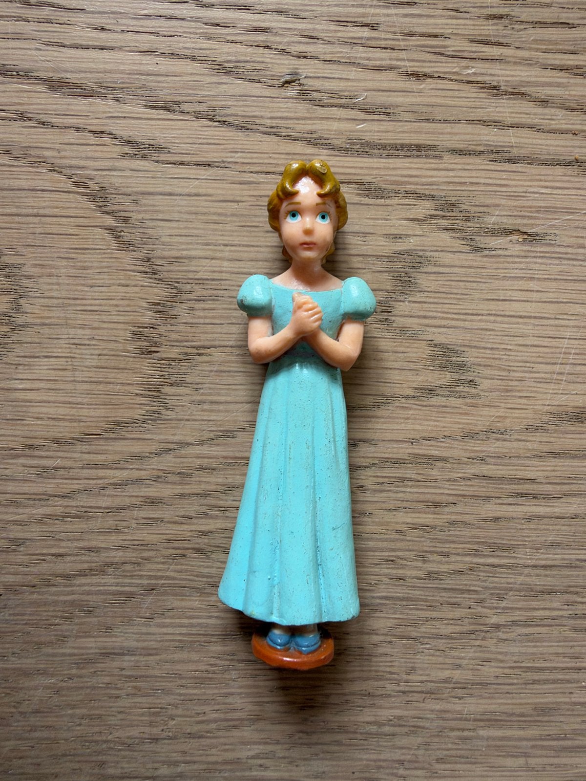 Vintage Disney Wendy Peter Pan figuur - Jaren '80, Ophalen of Verzenden, Gebruikt