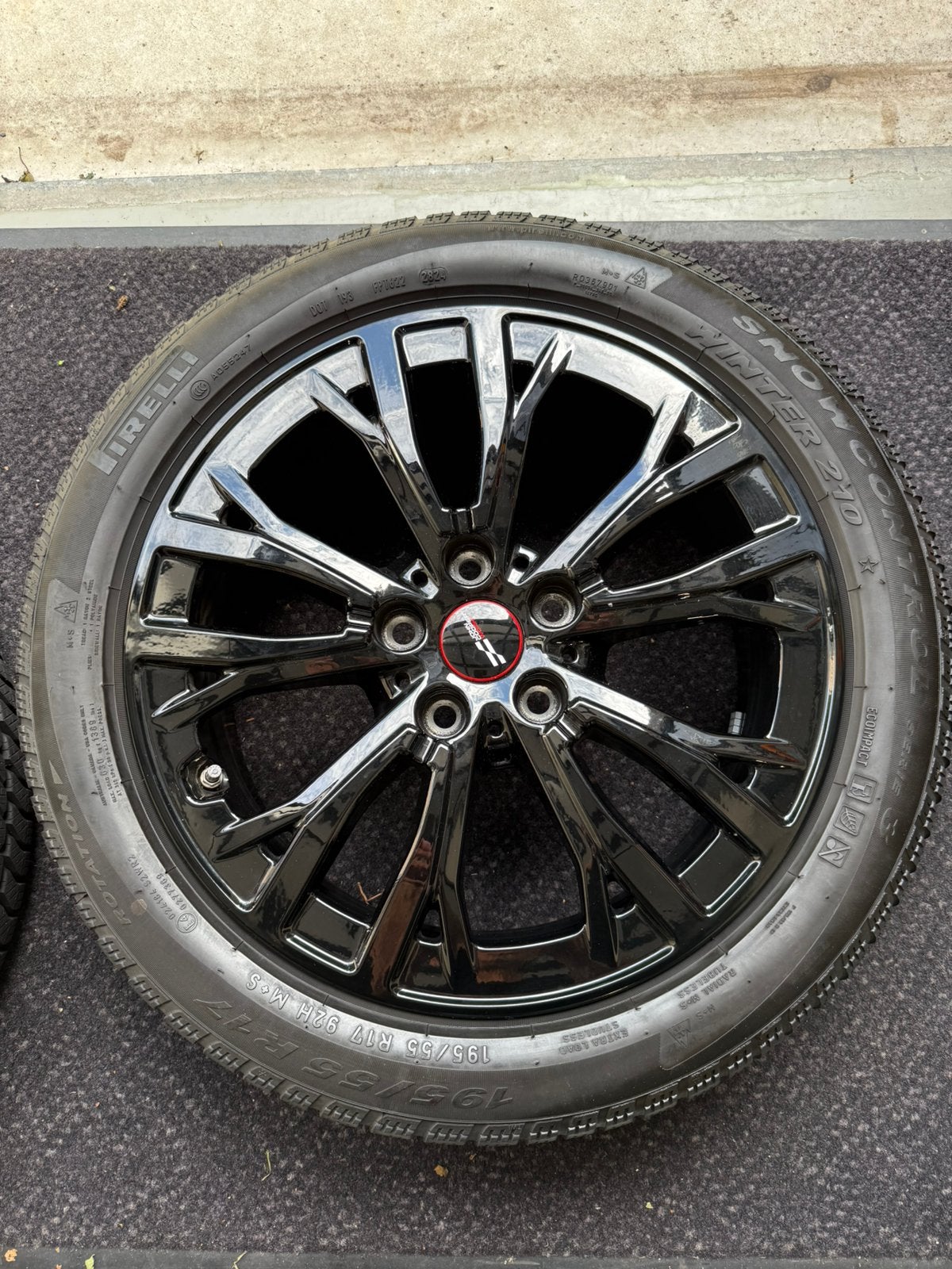 Mini winterwielset 17 inch JCW star spoke 962, Auto-onderdelen, Banden en Velgen, Ophalen, Gebruikt, Banden en Velgen, 17 inch