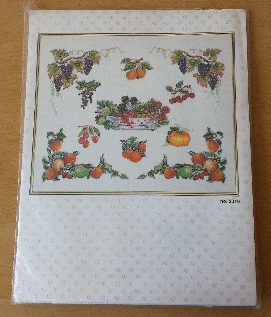 Fruit Patroon + alle zijde - Thea Gouverneur, Patroon, Ophalen of Verzenden, Handborduren, Nvt