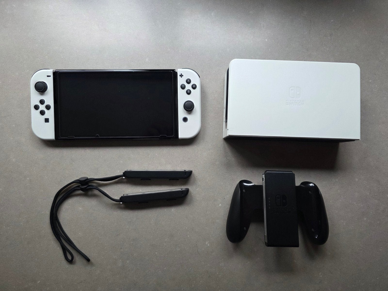 Nintendo Switch OLED Wit, Ophalen of Verzenden, Zo goed als nieuw, Met 1 controller, Switch OLED