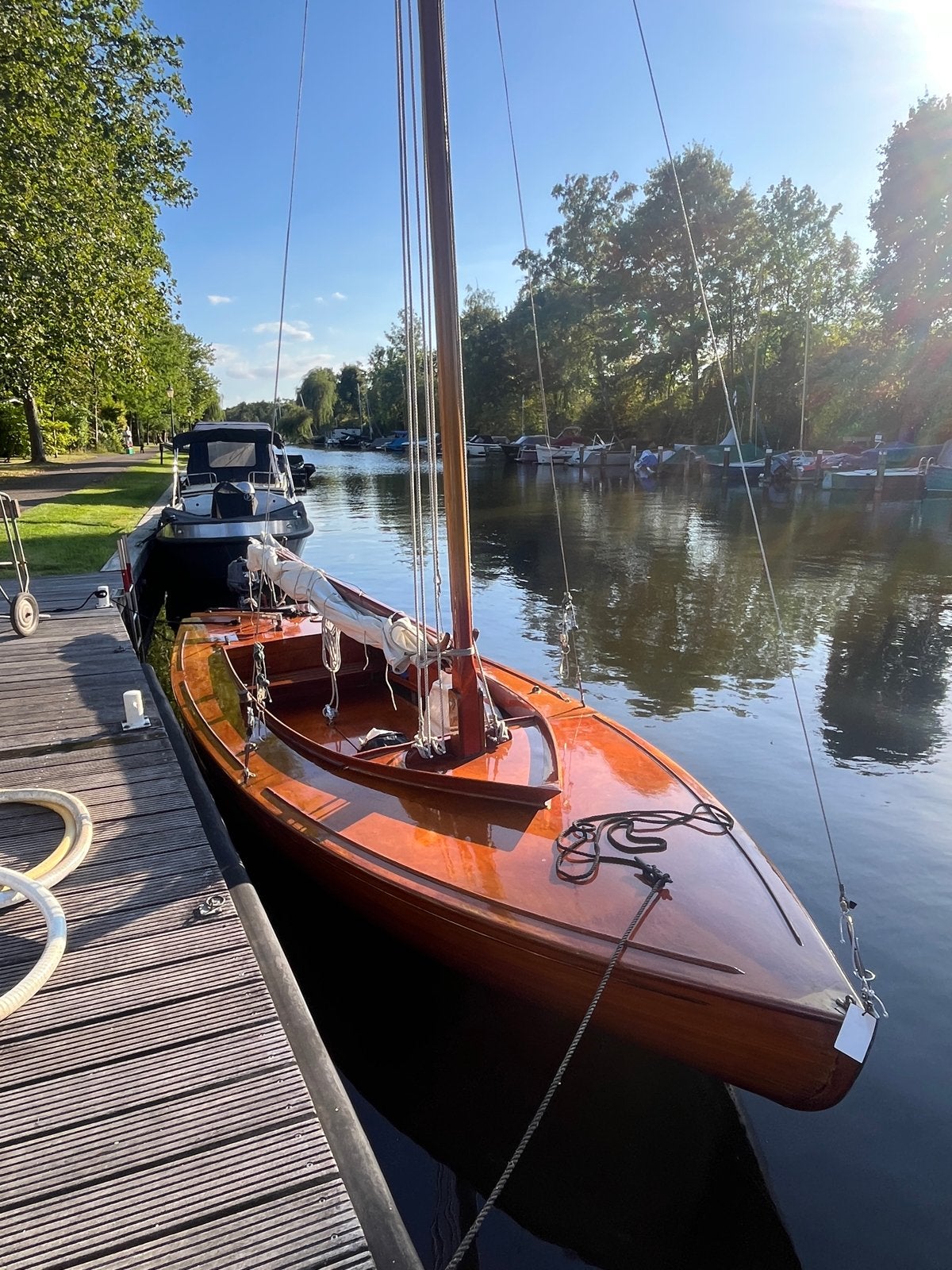 Prachtige 16 m2 / BM met Yamaha 4pk, Gebruikt, 16m² klasse, Ophalen of Verzenden, Hout