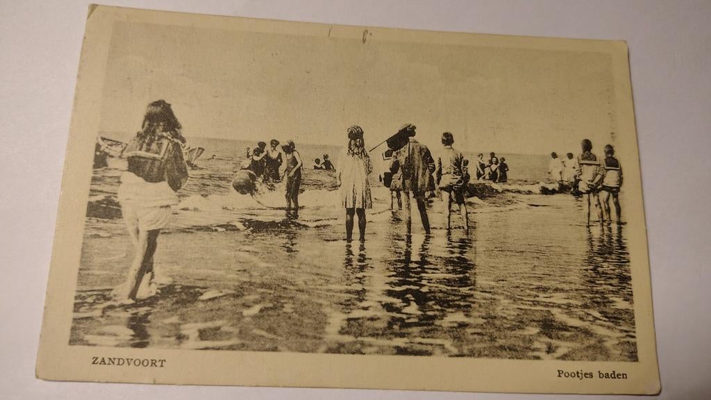 Zandvoort Pootjes baden, Ophalen of Verzenden, Noord-Holland