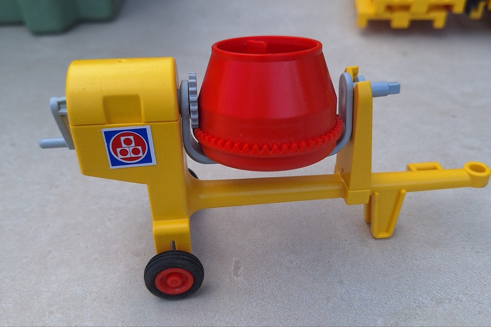 Playmobil Cementmixer - Geel en Rood Speelgoed, Ophalen of Verzenden