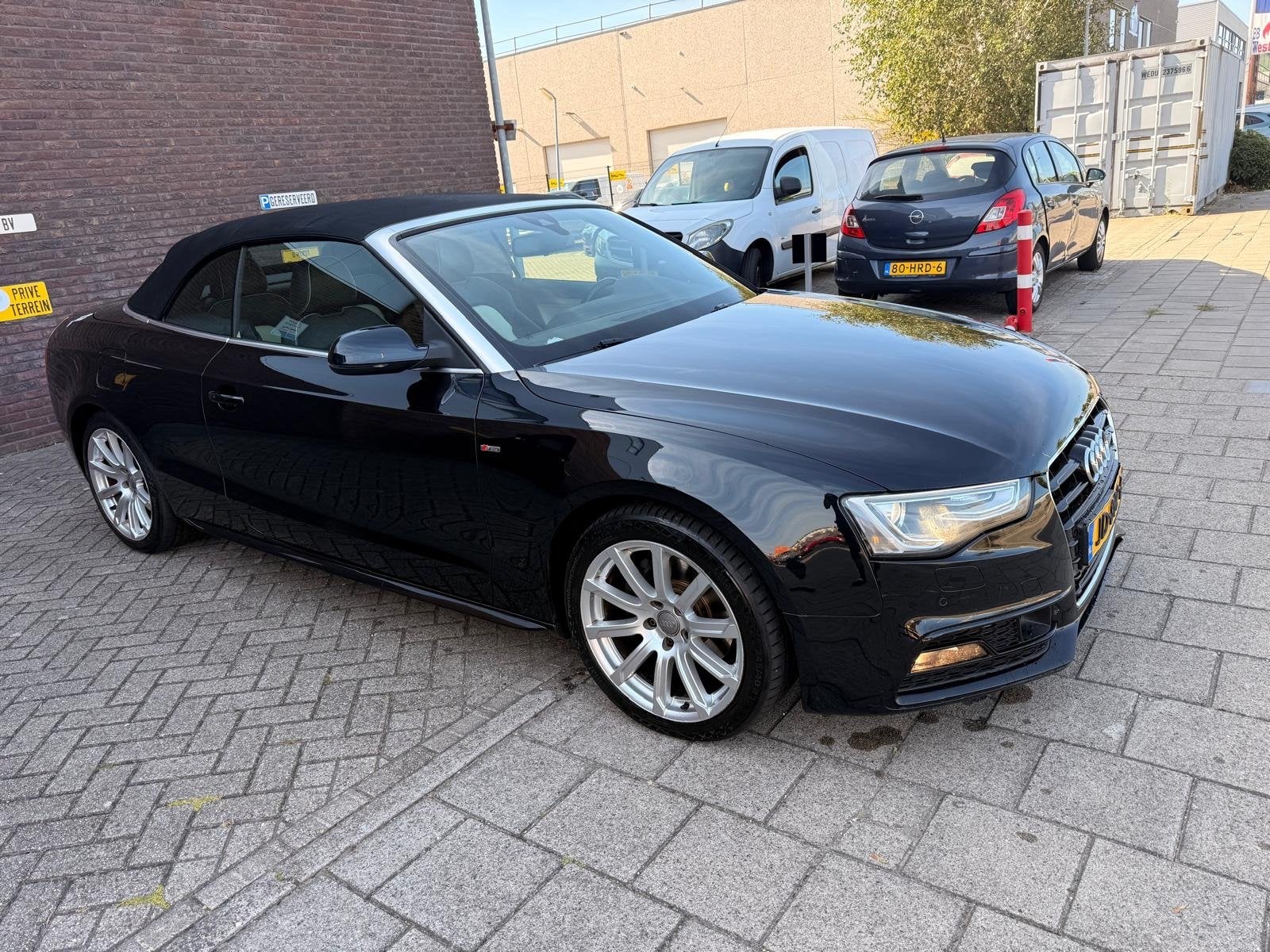 Audi A5 1.8 Tfsi 125KW Cabriolet CVT 2012 Zwart, Auto's, Audi, 4 cilinders, Cabriolet, 4 stoelen, Zwart