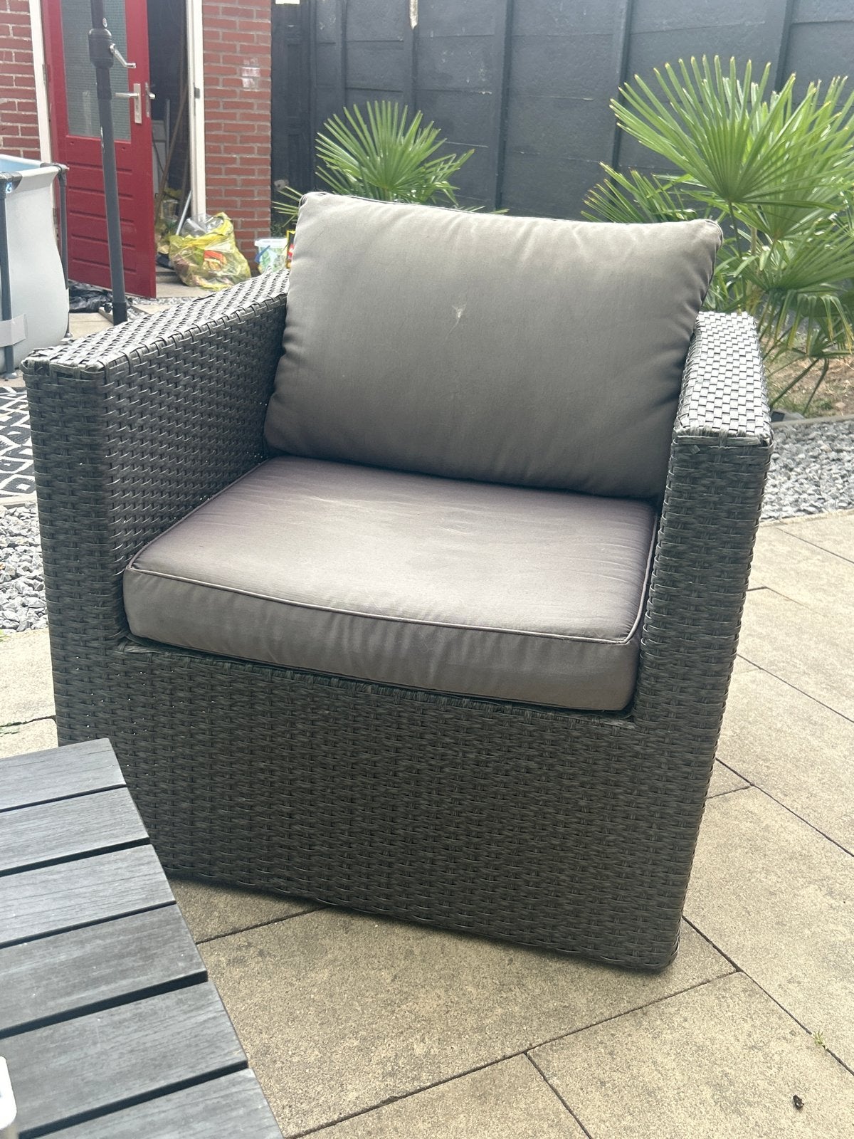 Gratis tuin stoel - Comfortabele lounge stoel, Ophalen, Gebruikt