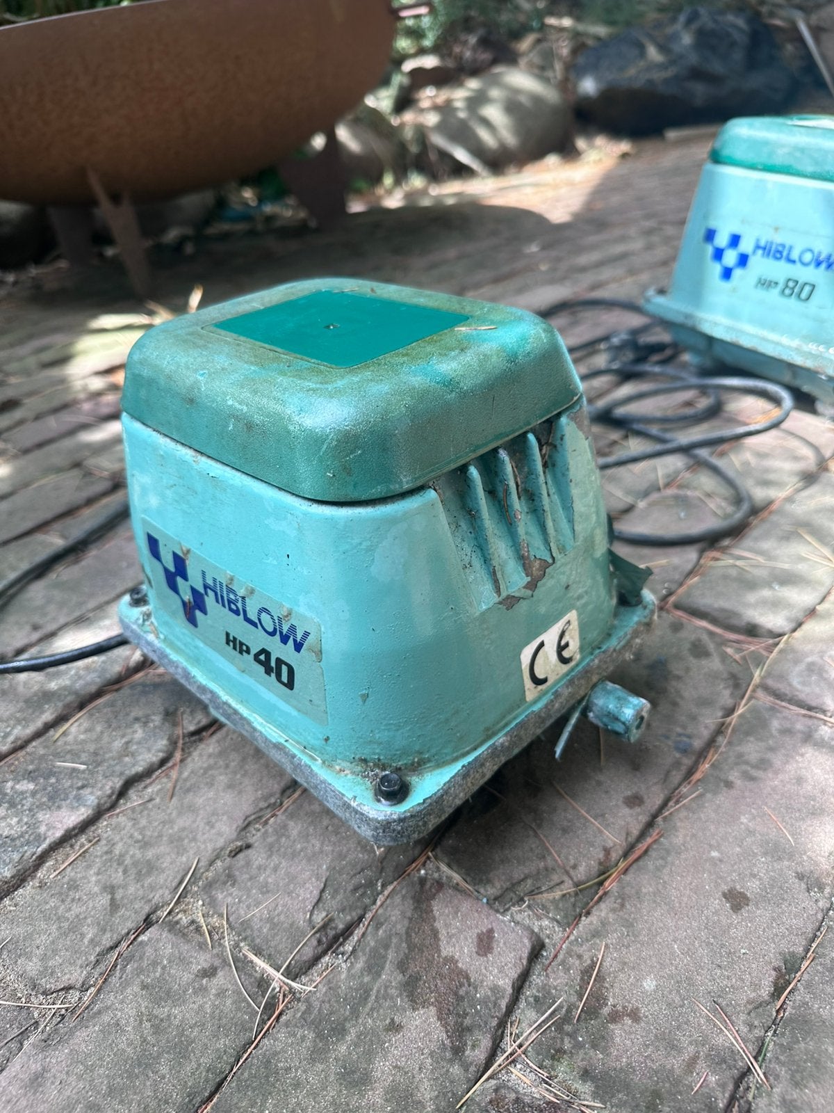 Te koop Hiblow luchtpomp 40-60, Tuin en Terras, Vijver-toebehoren, Ophalen of Verzenden, Zo goed als nieuw