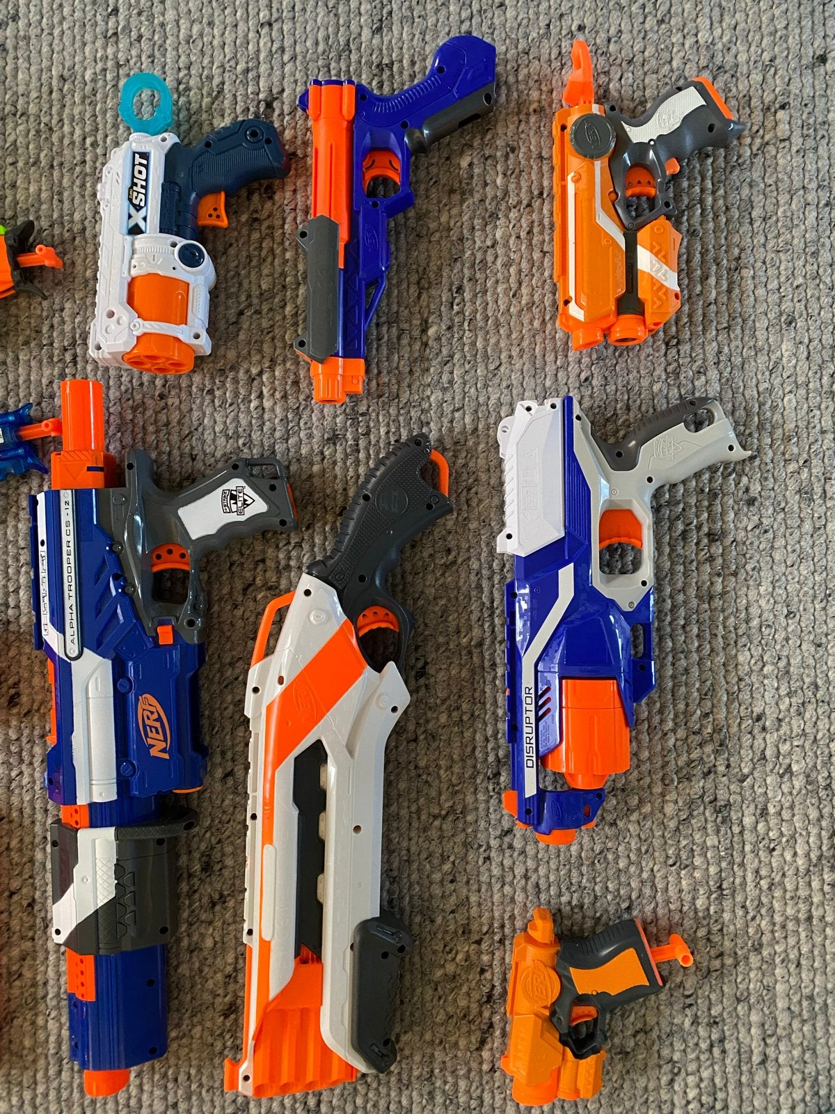 Grote NERF set met accessoires, Ophalen, Gebruikt, Jongen of Meisje