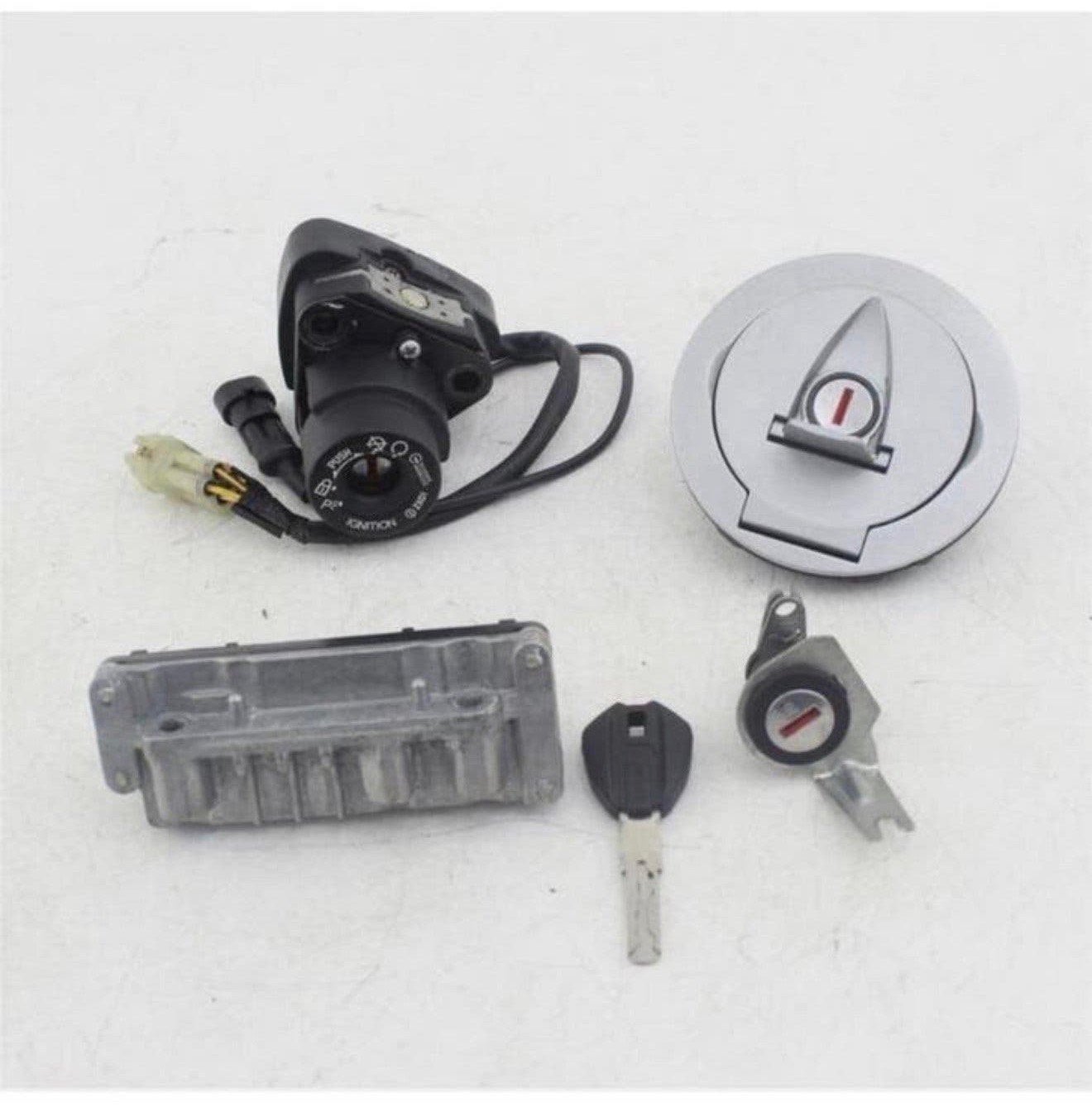 Ducati 848 Streetfighter Lockset + ECU (2011–2016) 65240211A, Gebruikt, P, P, P