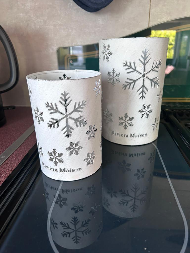 Riviera maison lichten, Ophalen of Verzenden, Gebruikt, Overige materialen, Minder dan 25 cm