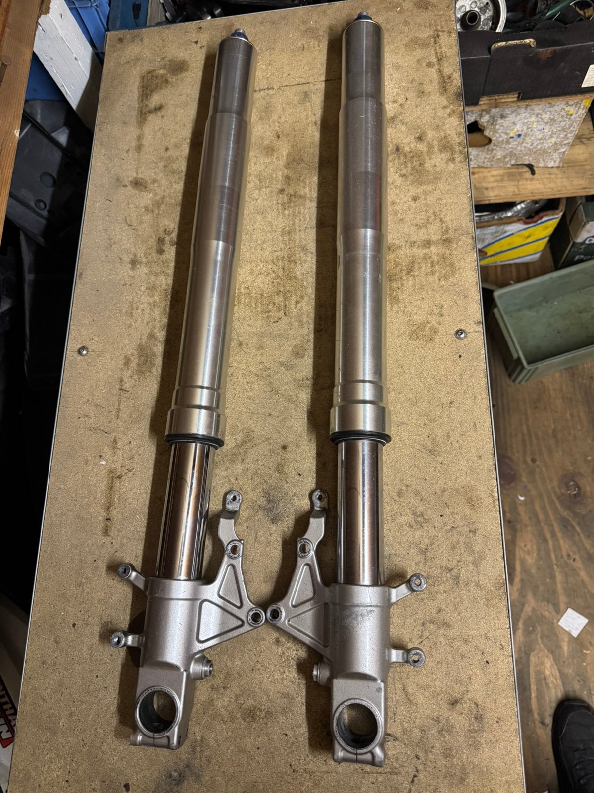 gsx750r voorvork poten USD, Motoren, Ophalen of Verzenden, Gebruikt