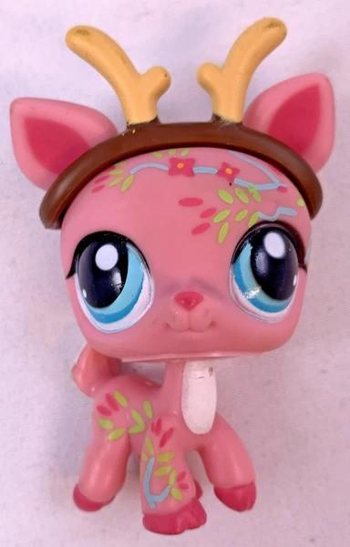 Littlest Pet Shop Hasbro LPS #1356 Hert ree Roze Postcard, Coolsingel 104, 3011 AG Rotterdam, Netherlands, Verzenden, Zo goed als nieuw