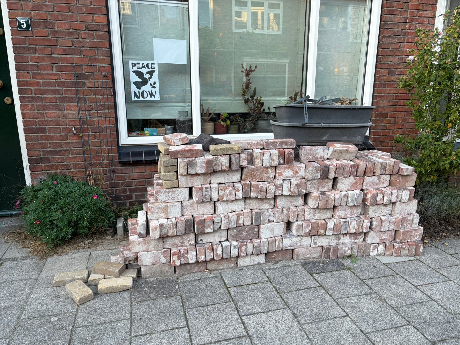 Bakstenen metselstenen waalformaat oud gebakken, Ophalen, Gebruikt, Bakstenen