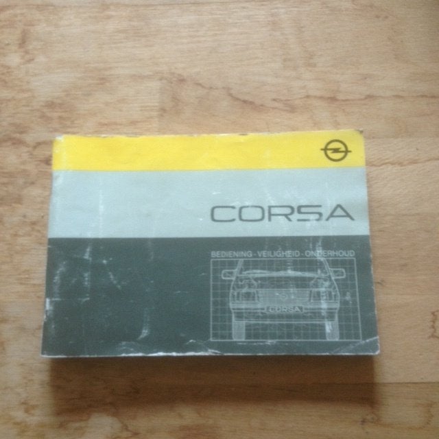 Opel Corsa Handleiding 1988 NL - Bediening en Onderhoud, Ophalen of Verzenden