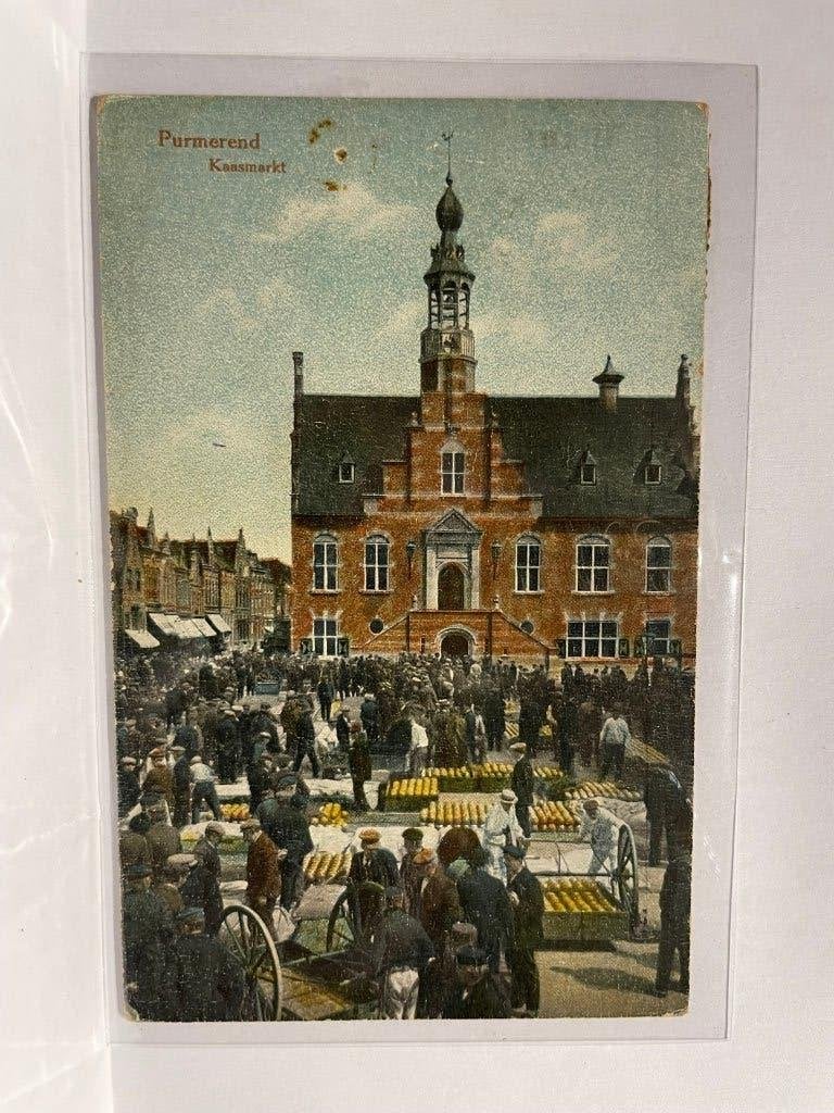 Purmerend - Kaasmarkt, Verzenden, 1920 tot 1940, Gelopen, Noord-Holland