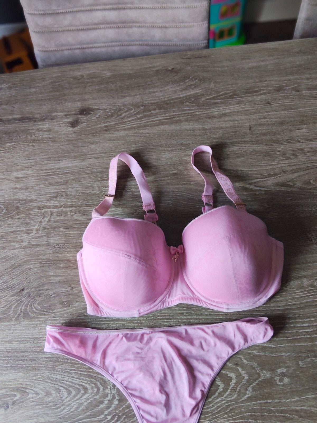 Bh marlies Dekkers  80 F en broekje XL, Marlies Dekkers, Ophalen of Verzenden, Roze, Setje
