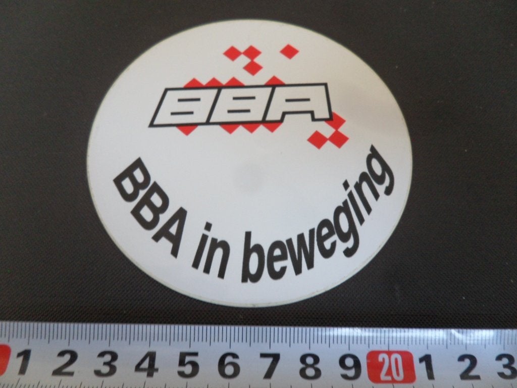 sticker BBA in bewegings  Bus, Ophalen of Verzenden, Zo goed als nieuw