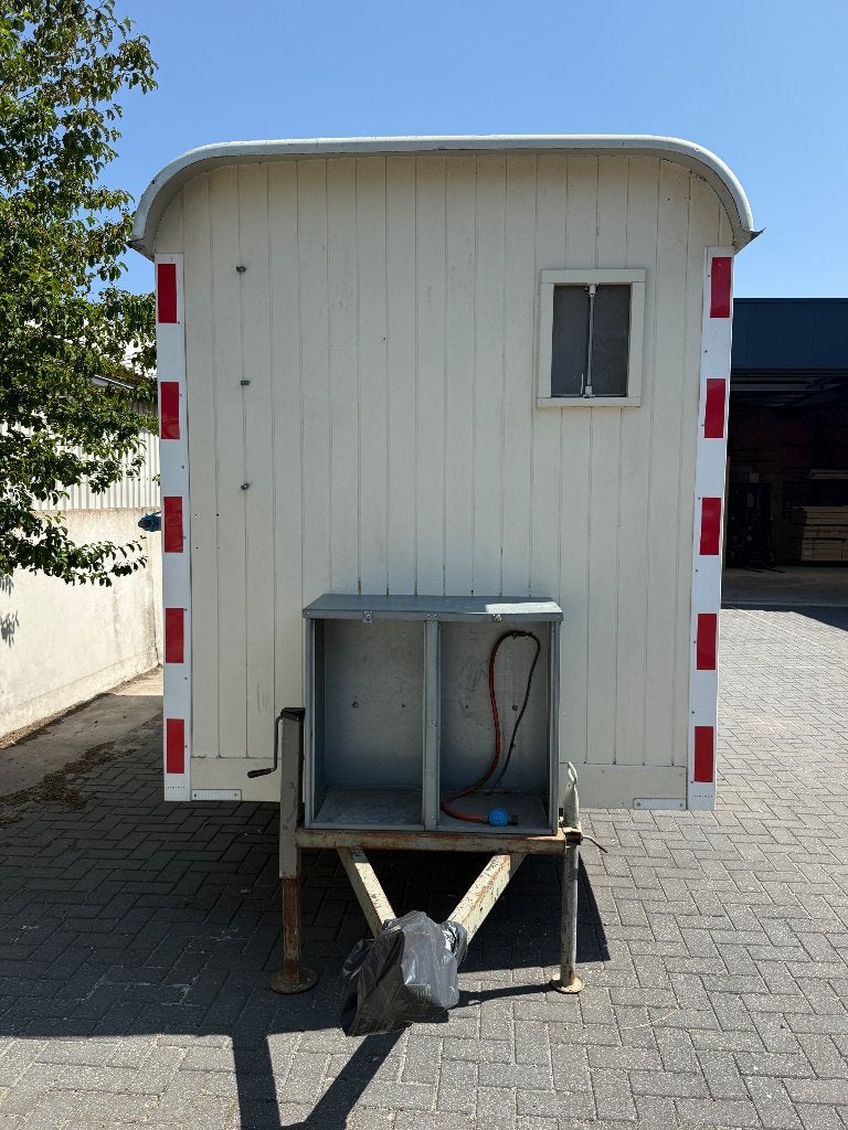 Schaftwagen | Schaftkeet | Pipowagen | Bouwkeet | 4x2m, Ophalen, Gebruikt