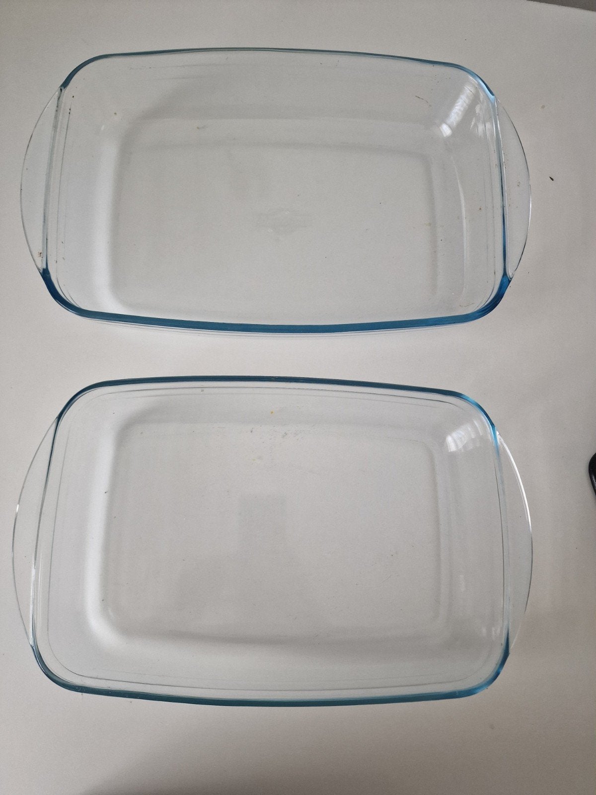 Glazen Ovenschalen Set - 2 Stuks, Overige typen, Ophalen of Verzenden, Zo goed als nieuw, Glas