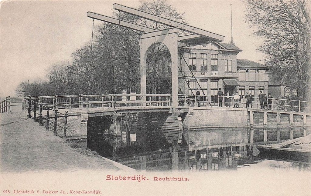 702-494-051 Sloterdijk Rechthuis, Verzenden, Voor 1920, Noord-Holland