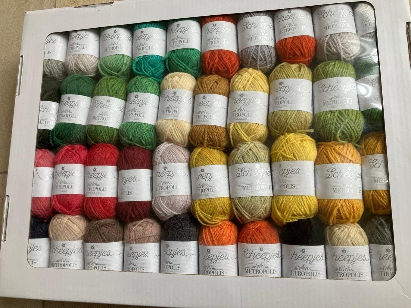 Scheepjes Metropolis Colour Pack, alle 80 kleuren, Ophalen of Verzenden, Nieuw, Breien of Haken, Wol of Garen