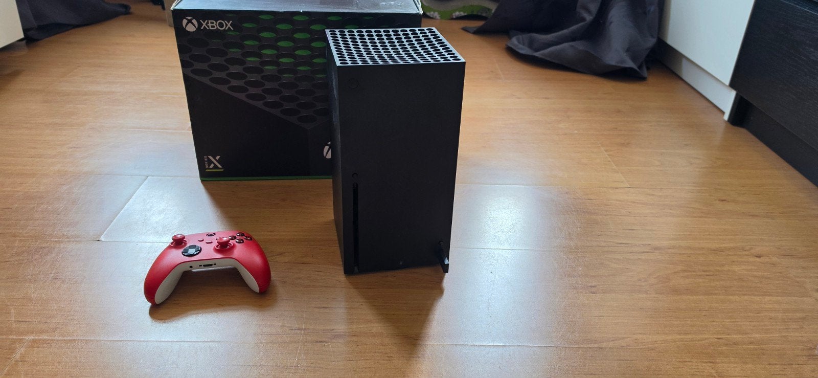 Xbox Series X 1 TB met controller en doos, Ophalen, Zo goed als nieuw, Xbox Series X