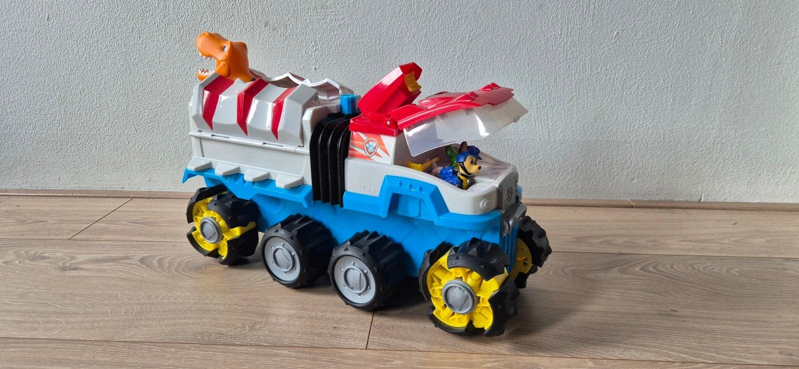PAW Patrol Dino Patroller met Chase en T-rex, Ophalen, Zo goed als nieuw