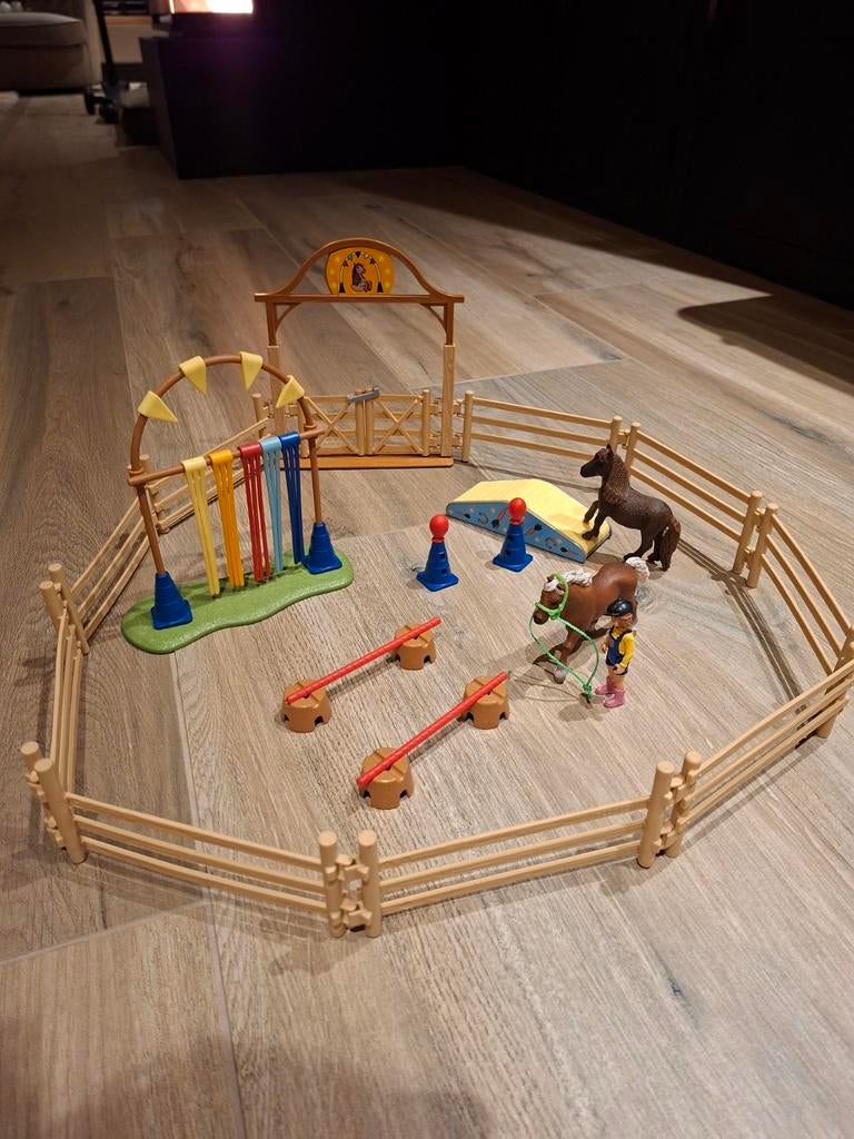 Schleich paarden trainingskamp, Kinderen en Baby's, Speelgoed | Overig, Zo goed als nieuw, Jongen of Meisje, Ophalen of Verzenden