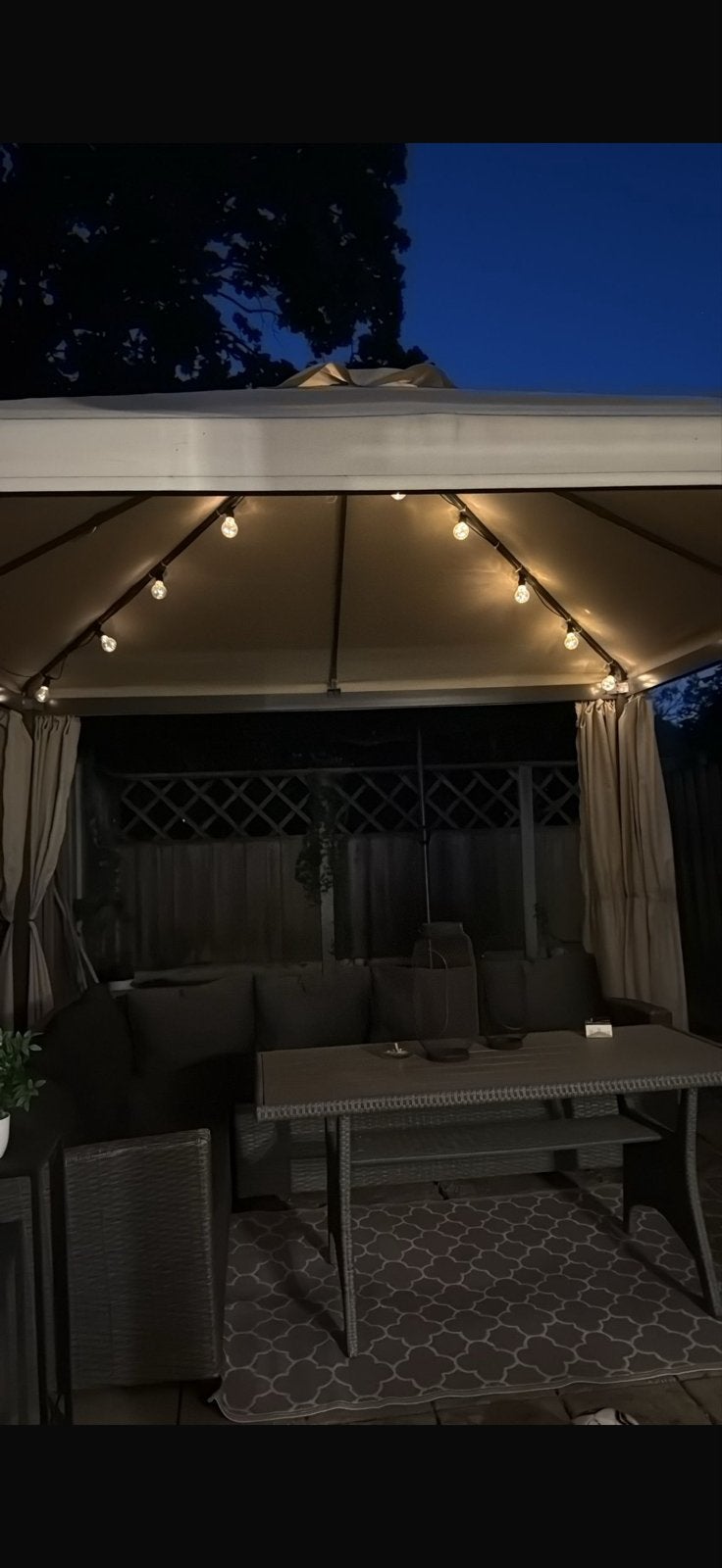 Partytent 3x3 meter met extra reserve doek en lampjes, Tuin en Terras, Partytenten, Ophalen, Gebruikt, Partytent, Minder dan 4 meter