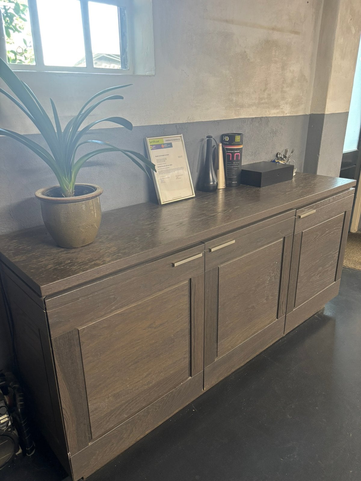 Salontafel, tv meubel, dressoir + spiegels, Ophalen, Gebruikt, 25 tot 50 cm