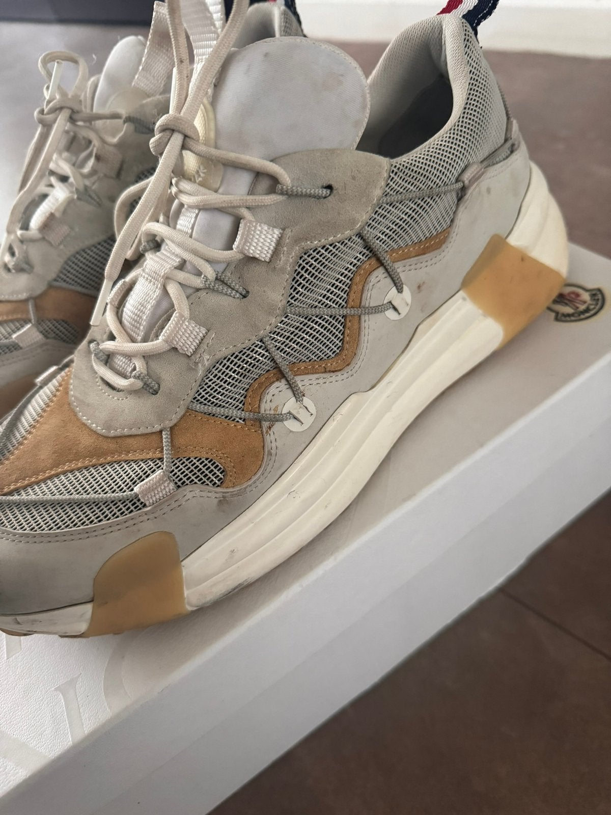 Moncler sneaker maat 42 origineel, Ophalen of Verzenden, Zo goed als nieuw